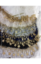 Boguta Star Tulle Gold Star Deluxe Underskirt(Pre-Made Stock/Full Payment Without Shipping)